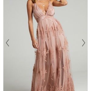 ShowPo Promenade maxi dress in Blush. Never worn.